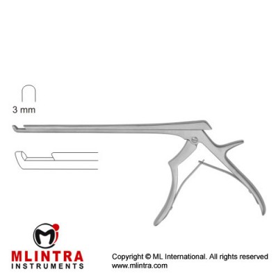 Ferris-Smith Kerrison Punch 40° Forward Up Cutting Stainless Steel, 15 cm - 6" Bite Size 3 mm
